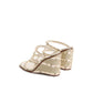 Valentino Garavani Gold Calfskin Mules