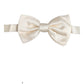 Dolce & Gabbana Men White 100% Silk Adjustable Neck Papillon Bow Tie