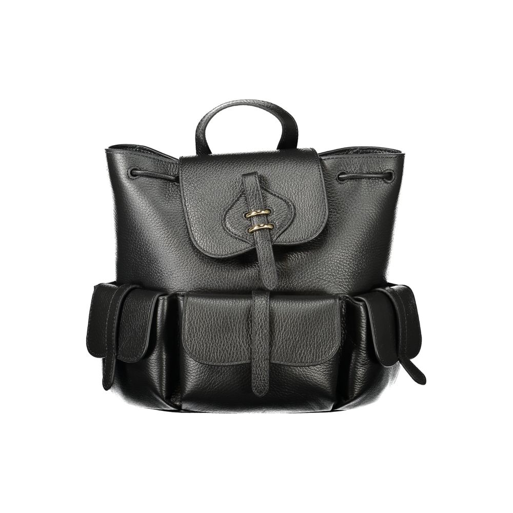 Coccinelle Nero Leather Women's Backpack