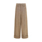 Brunello Cucinelli Beige Wool Oves Aries Casual Pants