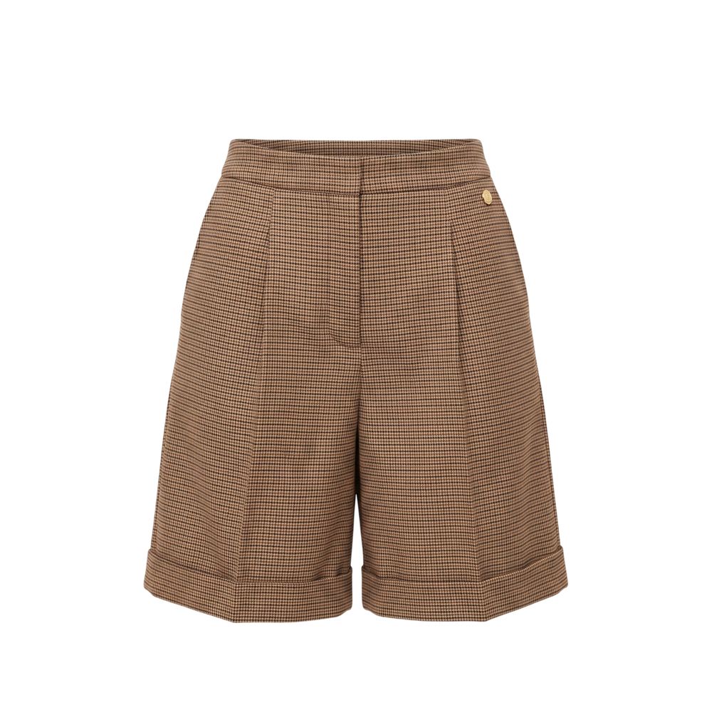 Trussardi Jeans Brown Viscose Women Shorts