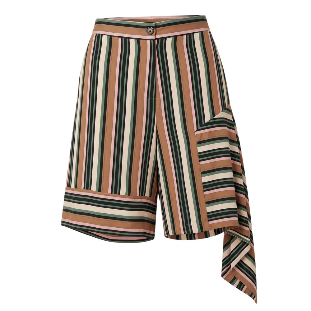 Trussardi Jeans Brown Viscose Women Shorts