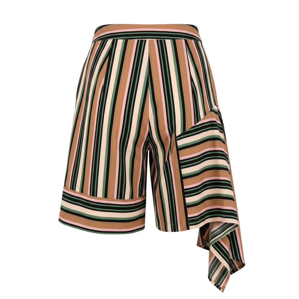 Trussardi Jeans Brown Viscose Women Shorts
