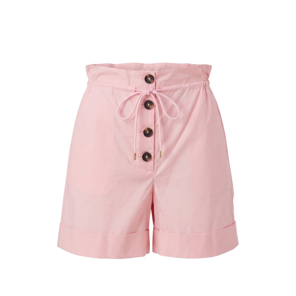Trussardi Jeans Pink Cotton Women Shorts