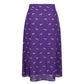 Trussardi Jeans Purple Viscose Women Skirt