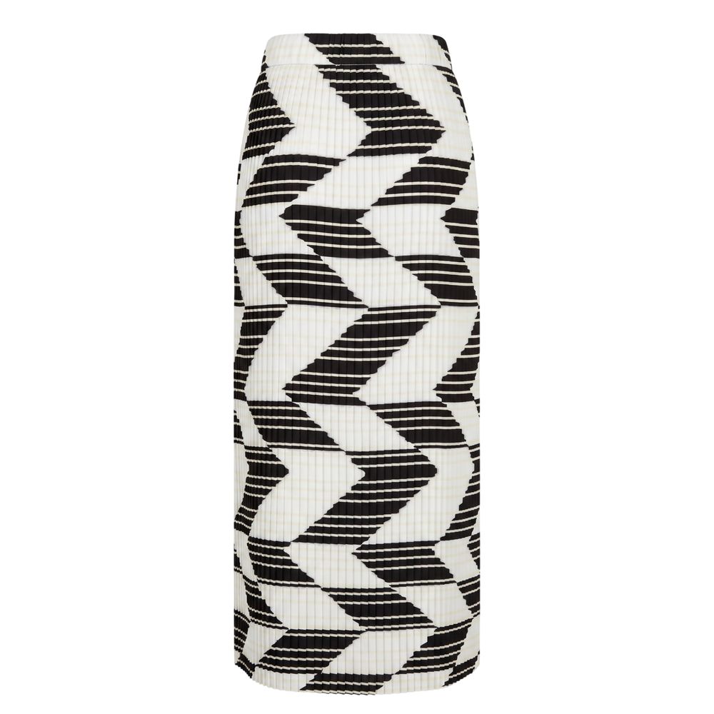 Trussardi Jeans White Polyester Women Skirt