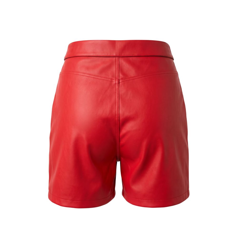 Trussardi Jeans Red Polyester Women Shorts