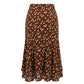 Trussardi Jeans Brown Viscose Women Skirt