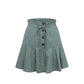 Trussardi Jeans Green Cotton Women Skirt