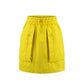 Trussardi Jeans Yellow Polyamide Women Skirt