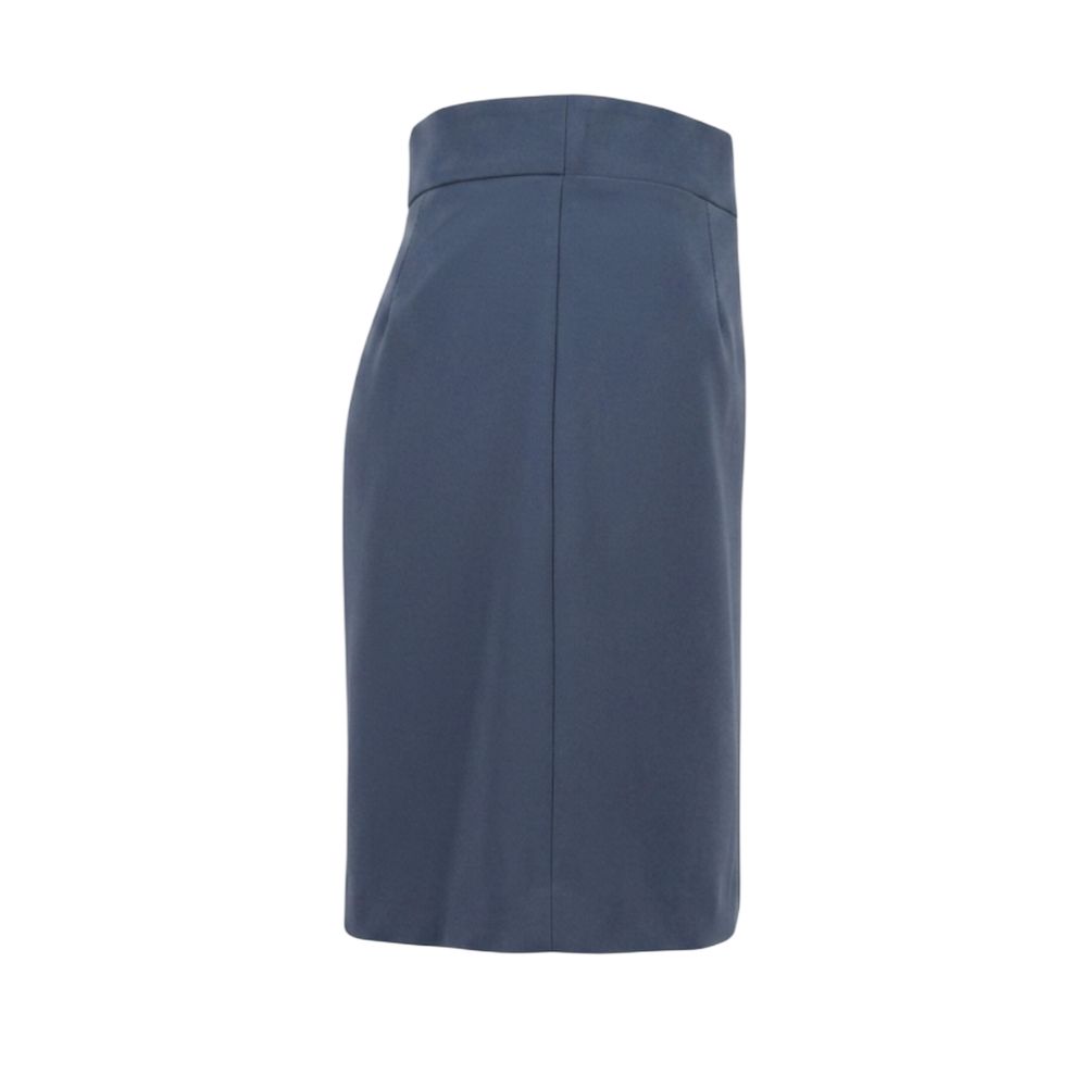 Trussardi Jeans Blue Polyester Women Skirt