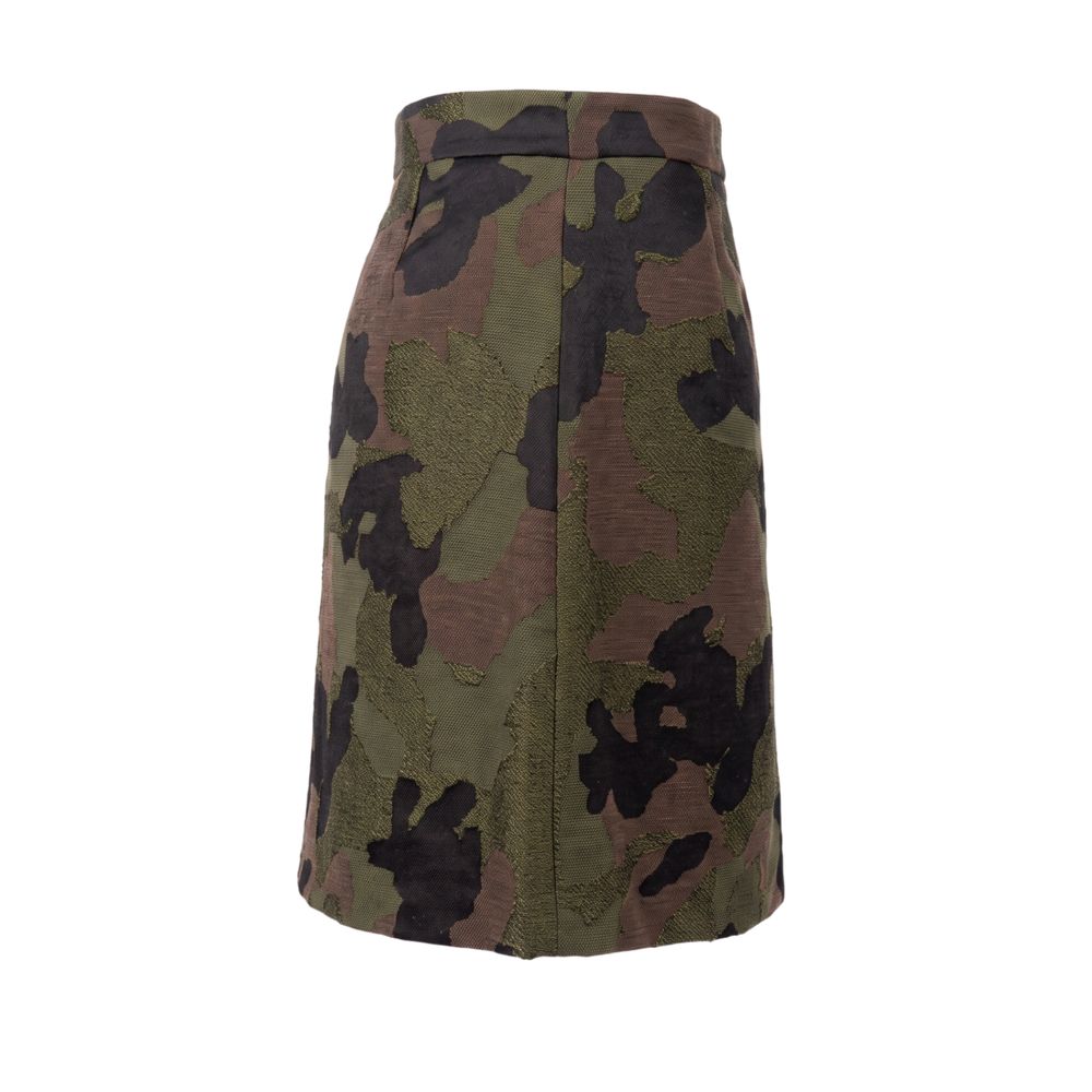 Trussardi Jeans Black Cotton Women Skirt