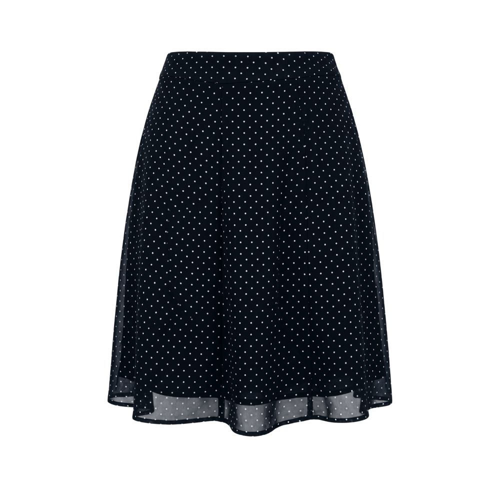 Trussardi Jeans Black Viscose Women Skirt