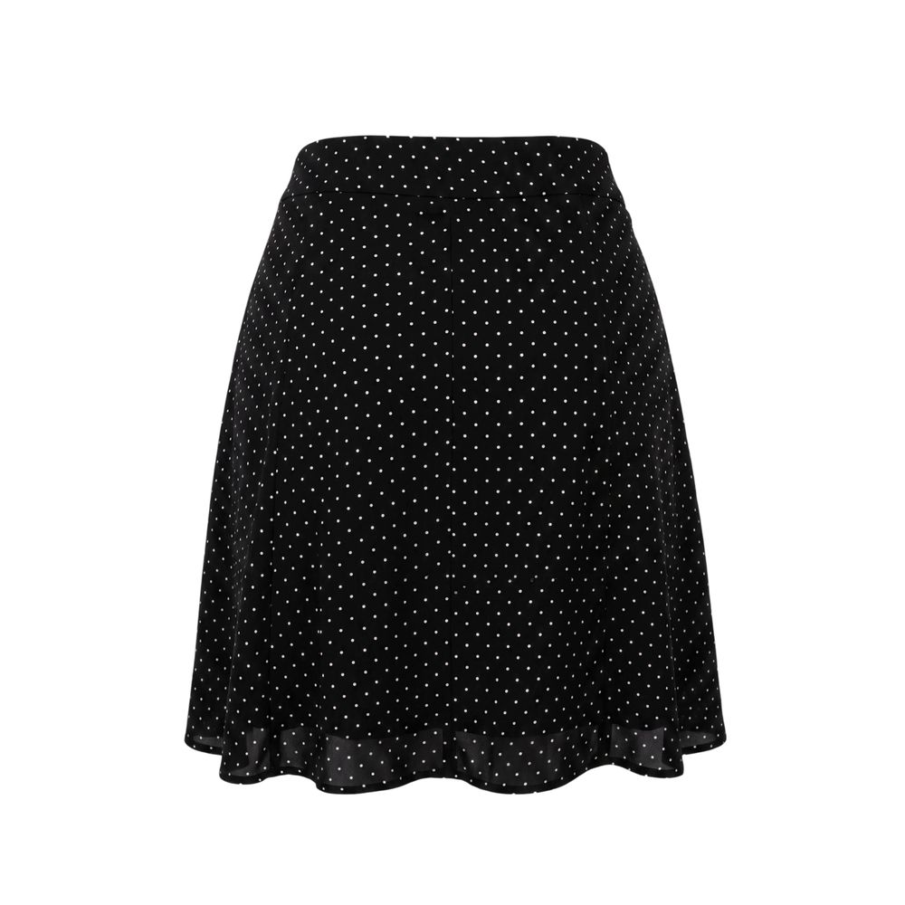 Trussardi Jeans Black Viscose Women Skirt