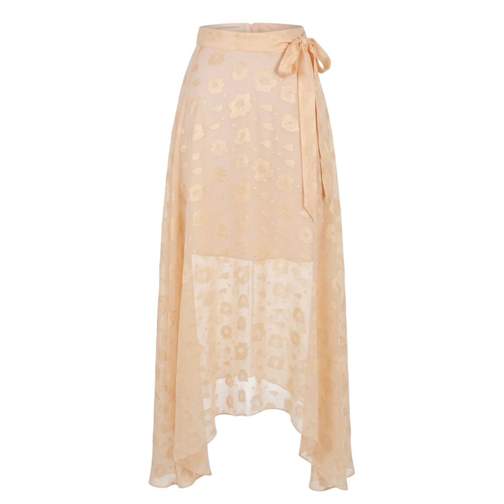 Trussardi Jeans Beige Polyester Womens Skirt