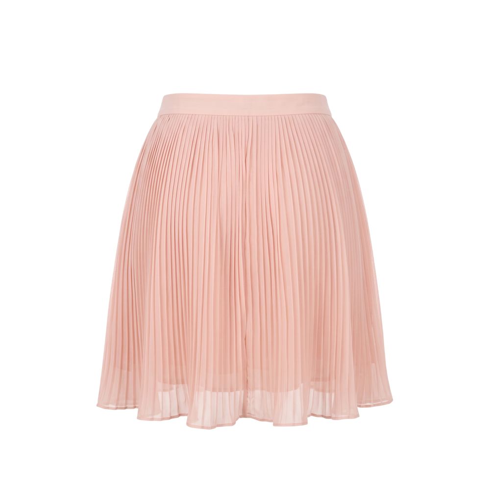 Trussardi Jeans Pink Polyester Women Skirt