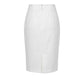 Trussardi Jeans White Polyester Women Skirt