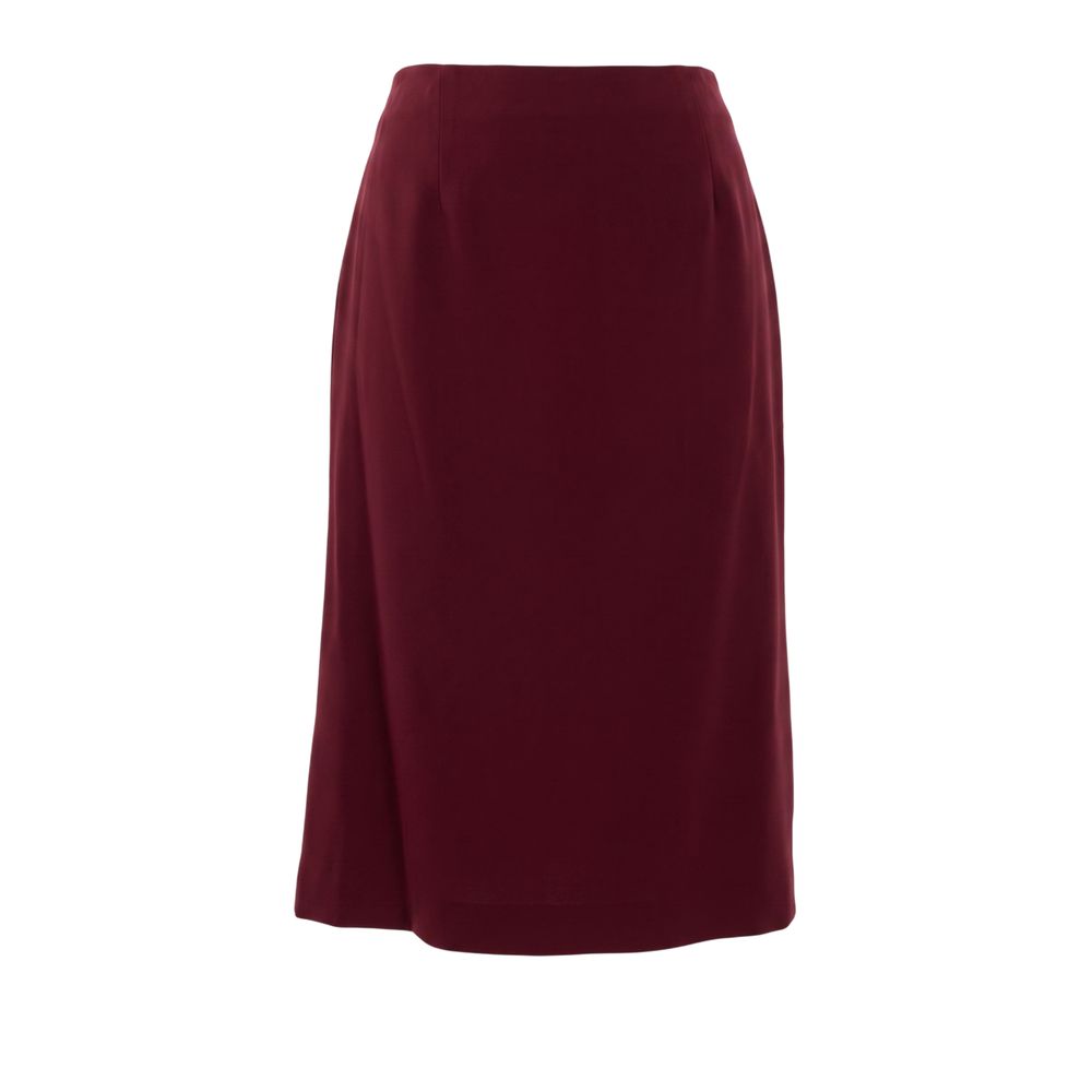 Trussardi Red Acetate Women Skirt
