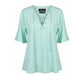 Trussardi Light Blue Cotton Women Shirt