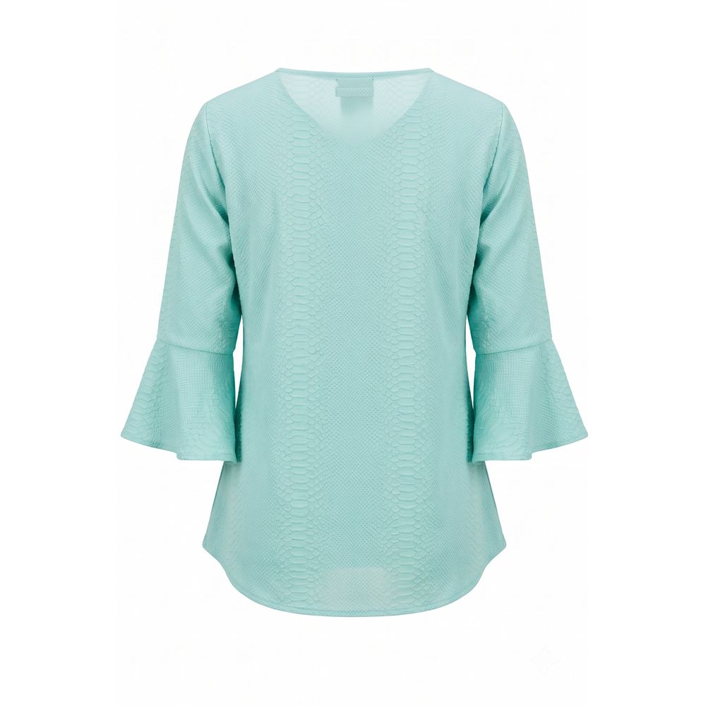 Trussardi Light Blue Cotton Women Shirt