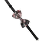 Dolce & Gabbana Multicolor Marble Silk Adjustable Neck Papillon Bow Tie