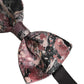 Dolce & Gabbana Multicolor Marble Silk Adjustable Neck Papillon Bow Tie