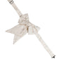 Dolce & Gabbana Men White Jacquard Silk Adjustable Neck Papillon Bow Tie
