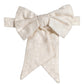 Dolce & Gabbana Men White Jacquard Silk Adjustable Neck Papillon Bow Tie