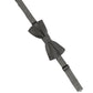 Dolce & Gabbana Men Gray Silk Patterned Adjustable Neck Papillon Bow Tie