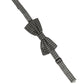 Dolce & Gabbana Men Gray Silk Patterned Adjustable Neck Papillon Bow Tie