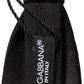 Dolce & Gabbana Men Black 100% Silk Adjustable Neck Papillon Bow Tie