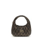 Miu Miu Brown Lamb Ovis Aries Aries Shoulder Bag
