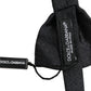 Dolce & Gabbana Men Black 100% Silk Adjustable Neck Papillon Bow Tie