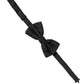 Dolce & Gabbana Men Black 100% Silk Adjustable Neck Papillon Bow Tie