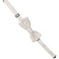 Dolce & Gabbana Men Off White Silk Adjustable Neck Papillon Bow Tie