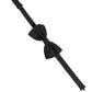 Dolce & Gabbana Men Black Patterned Adjustable Neck Papillon Bow Tie