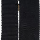 Dolce & Gabbana Men Black 100% Silk Adjustable Men Tied Necktie Tie