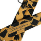 Dolce & Gabbana Men Black Yellow Patterned Adjustable Tied Necktie Tie
