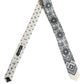Dolce & Gabbana Men Off White Blue Geometric Adjustable Tied Necktie Tie