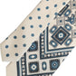 Dolce & Gabbana Men Off White Blue Geometric Adjustable Tied Necktie Tie