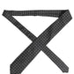 Dolce & Gabbana Men Black DG Logo 100% Silk Adjustable Tied Necktie Tie