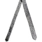 Dolce & Gabbana Men Gray Leaf Pattern Silk Adjustable Tied Necktie Tie