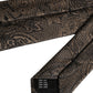 Dolce & Gabbana Men Brown Paisley 100% Silk Adjustable Tied Necktie Tie