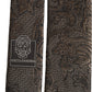 Dolce & Gabbana Men Brown Paisley 100% Silk Adjustable Tied Necktie Tie