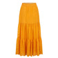 Trussardi Jeans Orange Polyester Women's Skirt