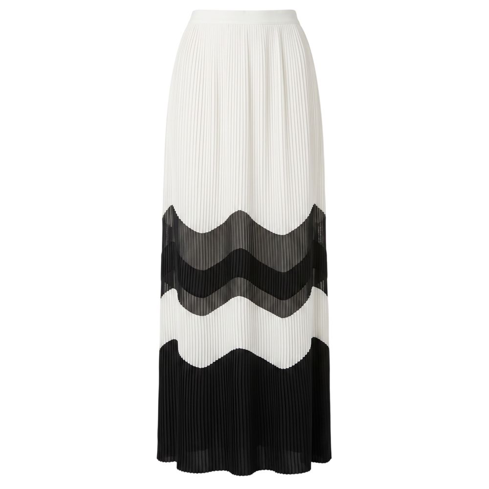 Trussardi Jeans White Polyester Women Skirt