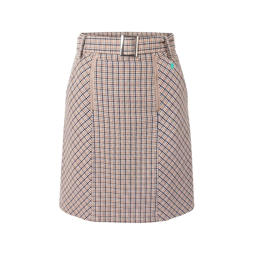 Trussardi Jeans White Cotton Women Skirt
