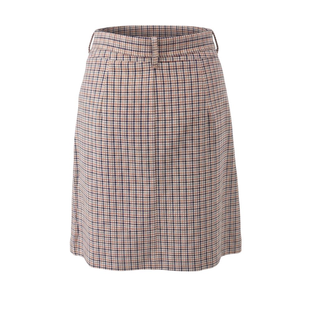 Trussardi Jeans White Cotton Women Skirt