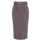 Trussardi Jeans Black Cotton Women Skirt