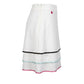Trussardi Jeans White Viscose Women Skirt